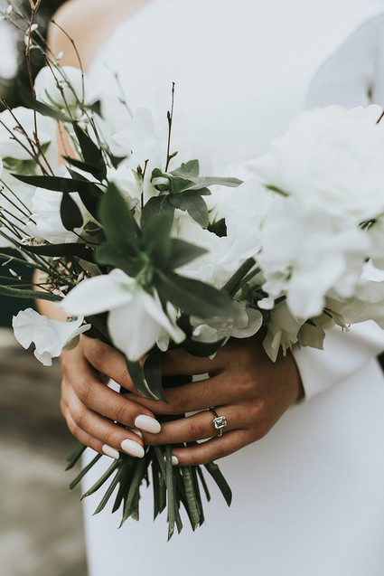 Moody minimalist spring wedding at The Ruby Street in Los Angeles