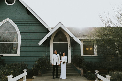 Moody minimalist spring wedding at The Ruby Street in Los Angeles