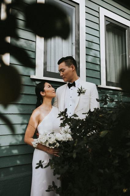 Moody minimalist spring wedding at The Ruby Street in Los Angeles