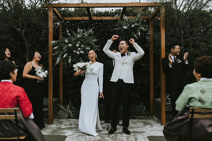 Moody minimalist spring wedding at The Ruby Street in Los Angeles