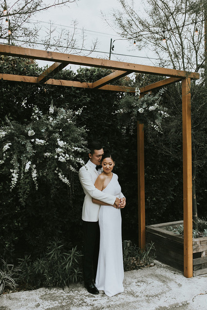 Moody minimalist spring wedding at The Ruby Street in Los Angeles