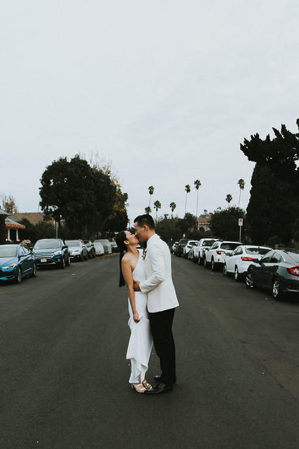 Moody minimalist spring wedding at The Ruby Street in Los Angeles
