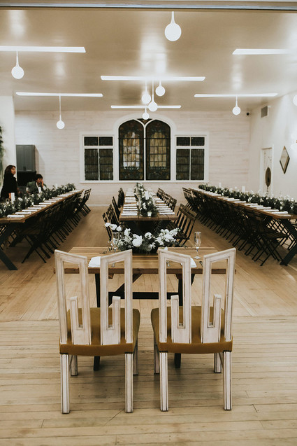 Moody minimalist spring wedding at The Ruby Street in Los Angeles