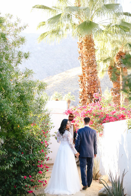 A ring designer's Palm Springs wedding at Korakia