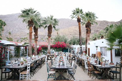 A ring designer's Palm Springs wedding at Korakia