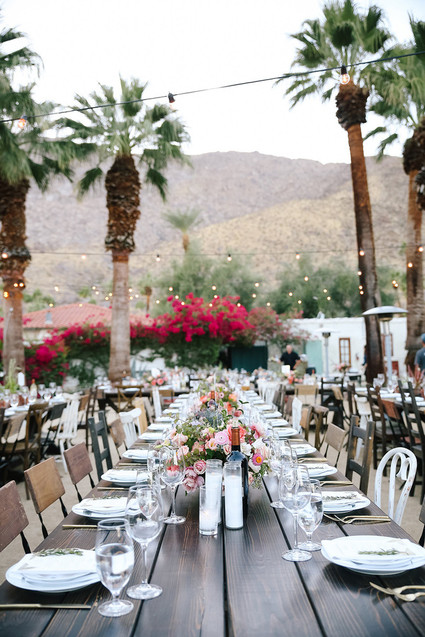 A ring designer's Palm Springs wedding at Korakia