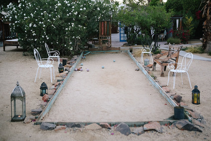 A ring designer's Palm Springs wedding at Korakia