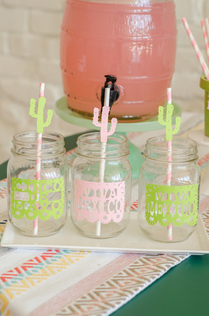 Cactus themed cinco de mayo party on 100 Layer Cakelet Inspiration