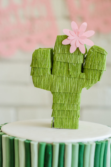 Cactus themed cinco de mayo party on 100 Layer Cakelet