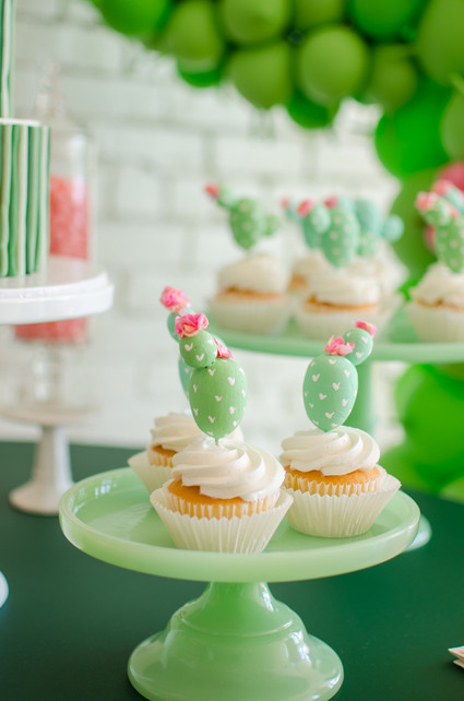 Cactus themed cinco de mayo party on 100 Layer Cakelet