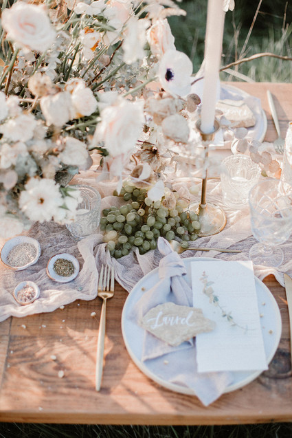 Earthy bohemian picnic ideas for summer on 100 Layer Cake