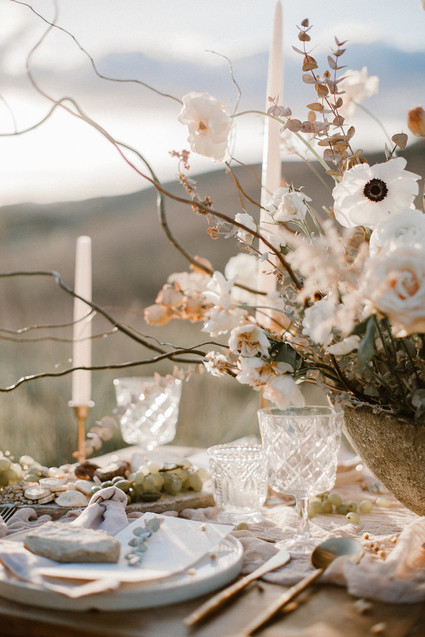 Earthy bohemian picnic ideas for summer on 100 Layer Cake