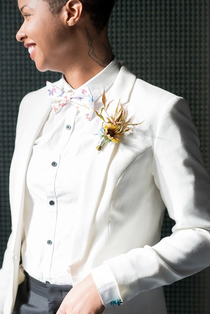 Pop Art inspired LGBTQ wedding editorial at The Green Building in NYC