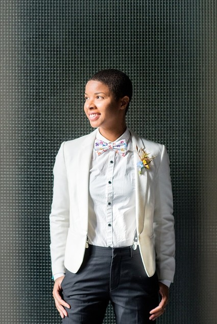Pop Art inspired LGBTQ wedding editorial at The Green Building in NYC