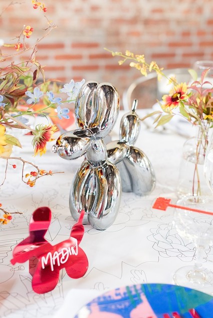 Pop Art inspired LGBTQ wedding editorial at The Green Building in NYC