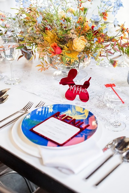 Pop Art inspired LGBTQ wedding editorial at The Green Building in NYC