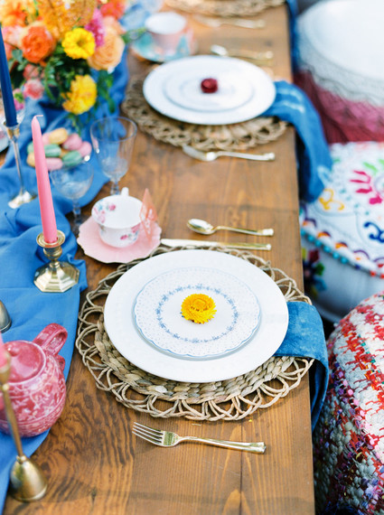 Colorful Yosemite elopement and picnic Inspiration