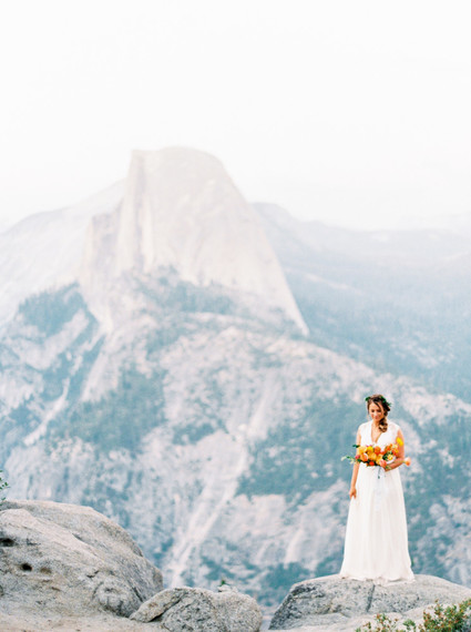 Colorful Yosemite elopement and picnic Inspiration