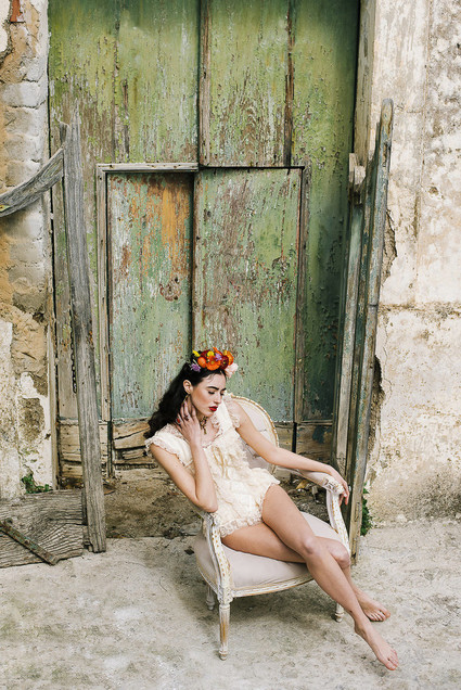 Frida Kahlo inspired wedding on the Amalfi Coast