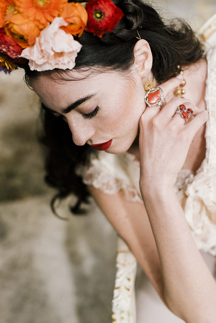 Frida Kahlo inspired wedding on the Amalfi Coast