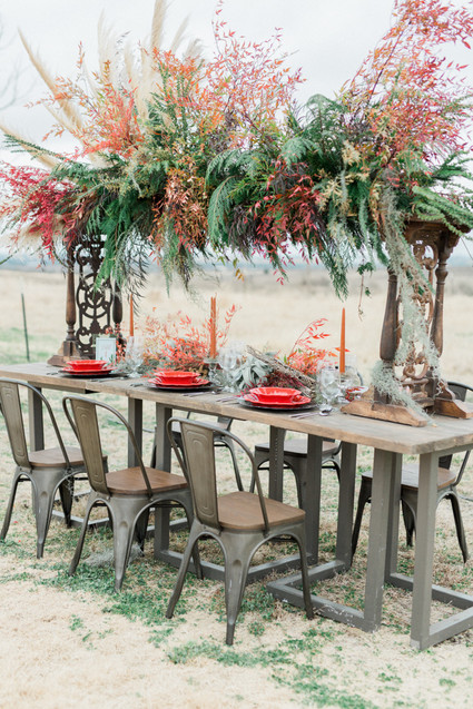Desert color inspired fall wedding ideas in Texas