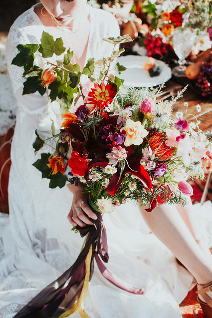 Bright floral nomadic wedding inspiration in Edna Valley