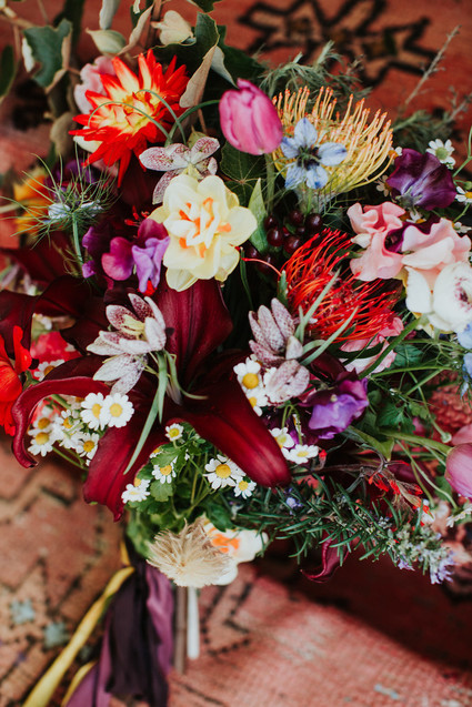 Bright floral nomadic wedding inspiration in Edna Valley Inspiration
