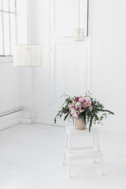 Modern French pink and blush bridal shower