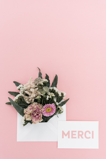 Modern French pink and blush bridal shower