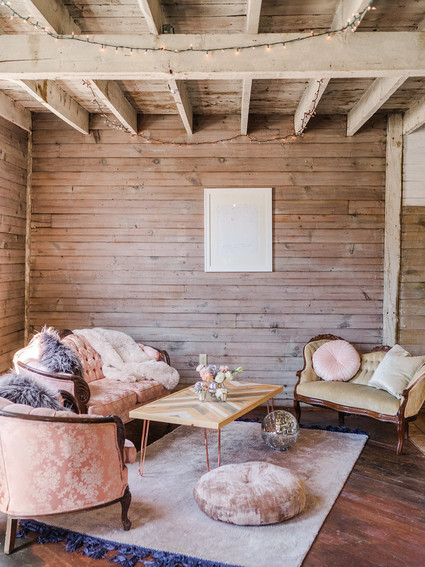 Feminine moon & stars baby shower on 100 Layer Cakelet