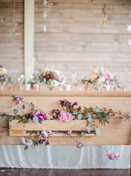 Feminine moon & stars baby shower on 100 Layer Cakelet Inspiration