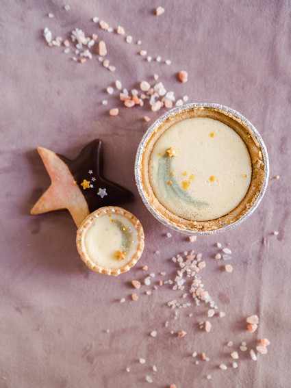 Feminine moon & stars baby shower on 100 Layer Cakelet