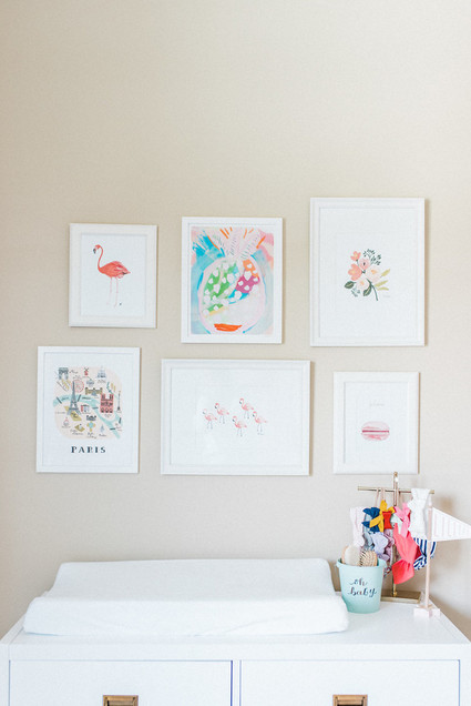 French inspired newborn and nursery photos