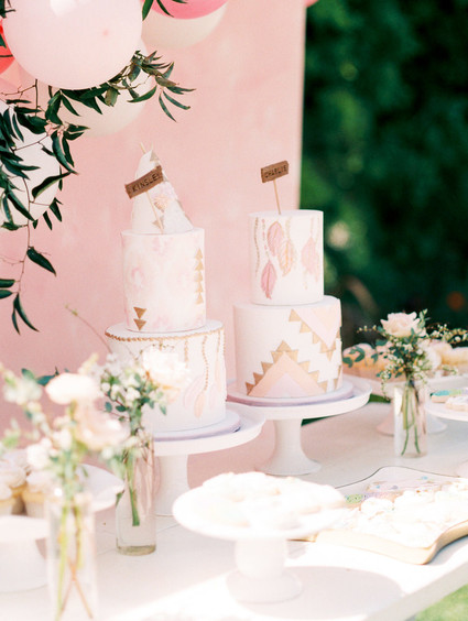 Kidchella themed girls boho birthday party for Amanda Stanton Inspiration