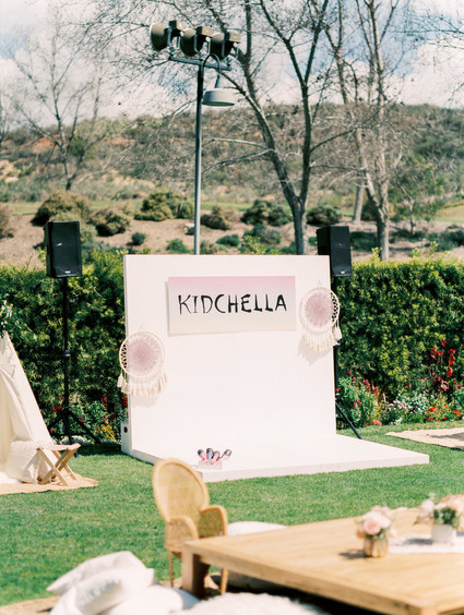 Kidchella themed girls boho birthday party for Amanda Stanton Inspiration