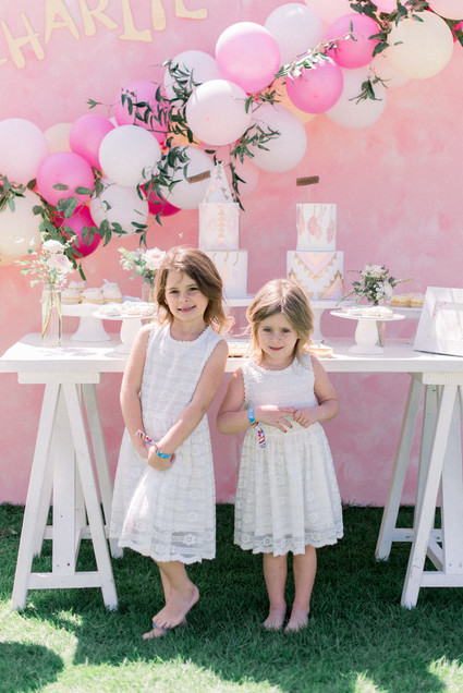 Kidchella themed girls boho birthday party for Amanda Stanton