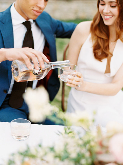 Peachy natural Austin summer wedding ideas at Garden Grove