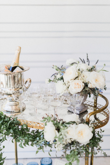 French garden themed boy's baby shower