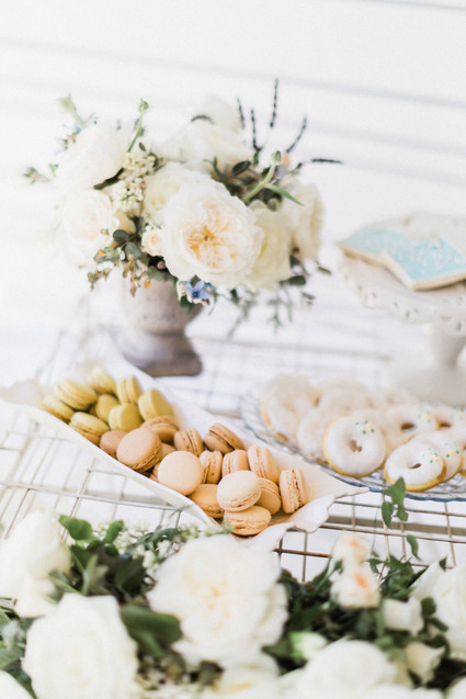 French garden themed boy's baby shower