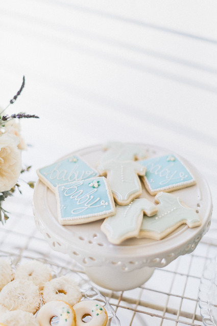 French garden themed boy's baby shower