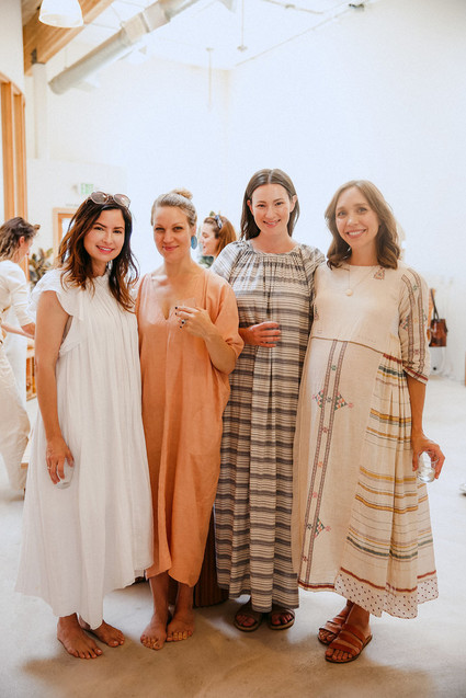 A baby blessing with Erica Chidi Cohen at Loom in Los Angeles