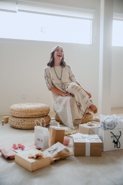 A baby blessing with Erica Chidi Cohen at Loom in Los Angeles