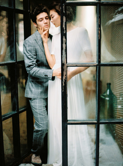 Minimal modern grey wedding ideas