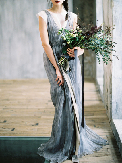 Minimal modern grey wedding ideas