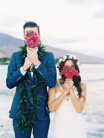 Maui wedding at Olowalu Plantation House