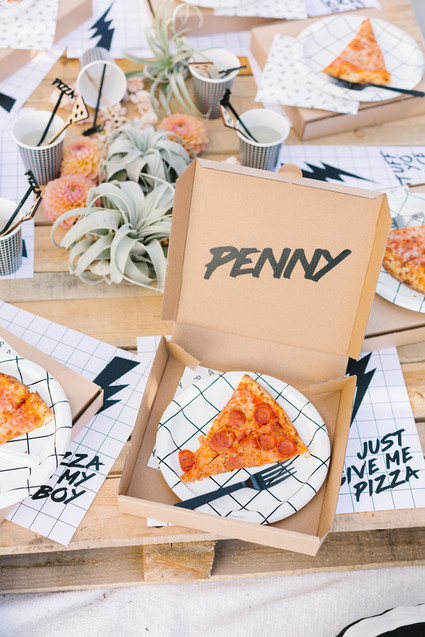 National Pizza Day party from Beijos Events Inspiration