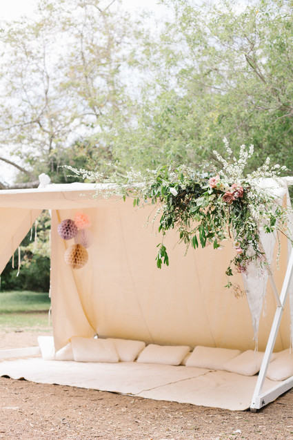 Fairyland birthday party for sisters at Temescal Canyon in Los Angeles