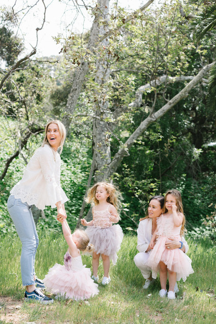 Fairyland birthday party for sisters at Temescal Canyon in Los Angeles