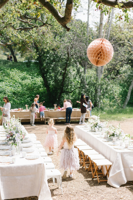 Fairyland birthday party for sisters at Temescal Canyon in Los Angeles