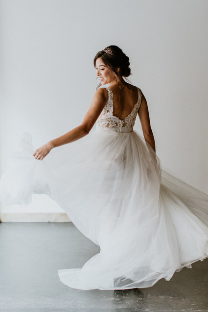 Floral spring indoor wedding ideas at Ajax DC Inspiration